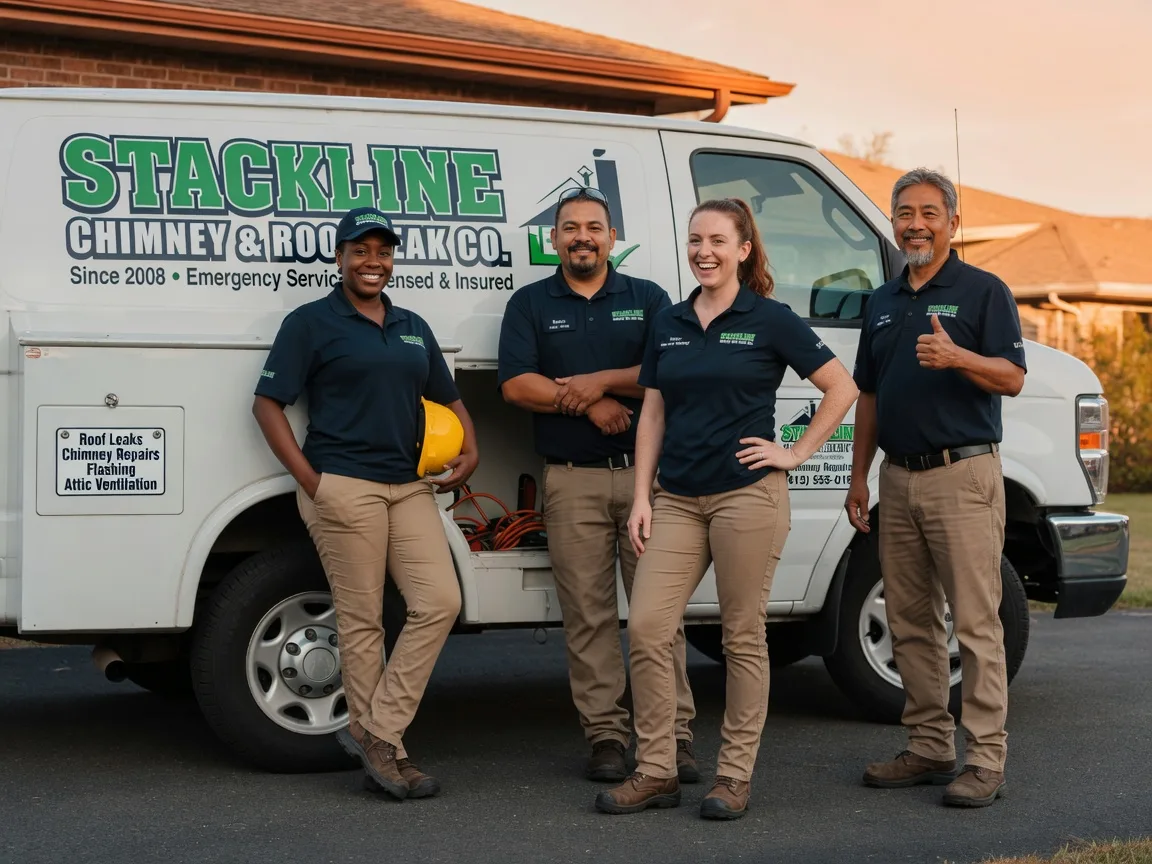 Chimney flashing repair company in Rose Hill, NC